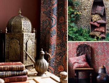 WILLIAM MORRIS INDIAN FABRIC